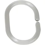 Wenko Duschvorhangringe Transparent 12er Set