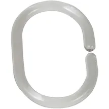 Wenko Duschvorhangringe Transparent 12er Set