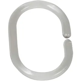 Wenko Duschvorhangringe Transparent 12er Set