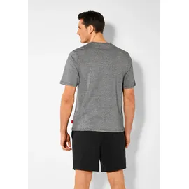 s.Oliver Pyjama grau/schwarz XL