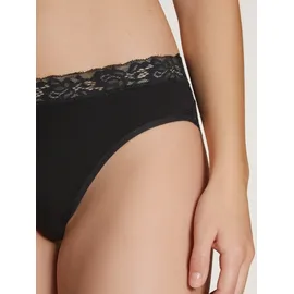 CALIDA Natural Comfort Lace Slip Schwarz XS (36/38)