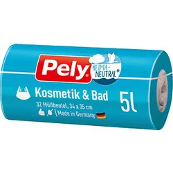 Pely Kosmetikbeutel 5,0 l weiß, 32 St.