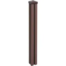 MCW Zaunpfahl 98 x 0 cm Braun/WPC