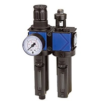 Riegler Wartungseinheit 2-tlg. »variobloc«, Metallbehälter, BG 1, G 3/8