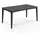 ALLIBERT Girona Gartentisch 160 x 90 x 74 cm Anthrazit/Grau