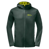 Jack Wolfskin Bornberg Softshelljacke - Black Olive / Firefly