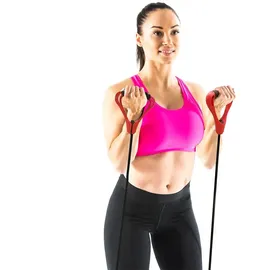 Gymstick Exercise Tube Set, schwarz/rot