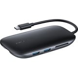 Aukey CB-C71 USB-Kombi-Hub Schwarz,