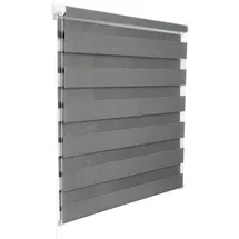 Woltu Doppelrollo 85 x 150 cm grau
