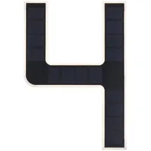 Paulmann Hausnummernleuchte Solar 4 Schwarz