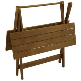DEGAMO Bahia Gartentisch 90 x 60 x 73,5 cm Braun