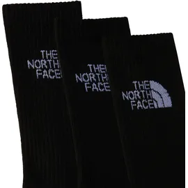 The North Face Multi Sport Cush Crew Socken 3er Pack Schwarz 44-46