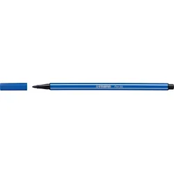 STABILO Fasermaler Pen 68 ultramarinblau, Kappe aufsteckbar, Strichstärke: 1,4 mm, Tinte auf Wasserbasis, geruchsneutral