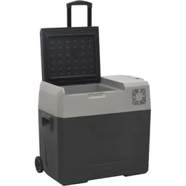 vidaXL Kompressor Kühlbox mit Rollen und Adapter 30 l