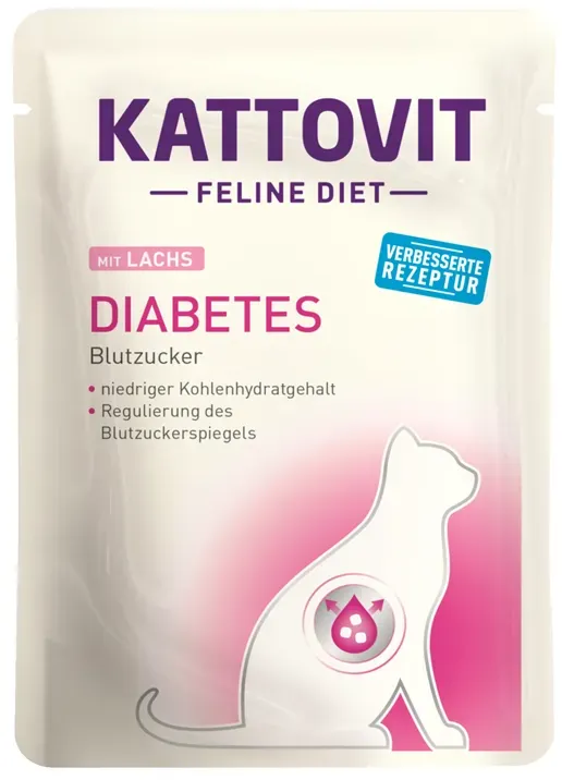 Finnern Kattovit Cat - Feline Diet PB Diabetes Lachs 24x85g