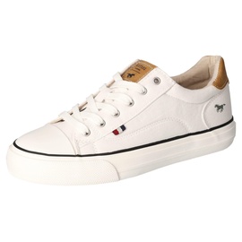 MUSTANG Damen 1272-301-1 Sneaker, Weiß (Weiß 1), 42 EU