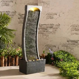 Teamson Home Gartenbrunnen, Schwarz