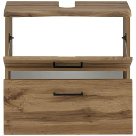 WELLTIME Waschbeckenunterschrank Trento 60 x 54 cm Braun
