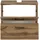 WELLTIME Waschbeckenunterschrank Trento 60 x 54 cm Braun