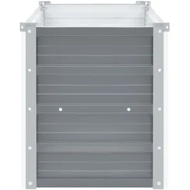 vidaXL Garten-Hochbeet verzinkter Stahl 100 x 40 x 45 cm Grau