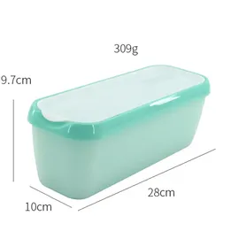 DASIAUTOEM Eisbehälter grün 1,5 l 2-teiliges Set