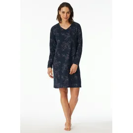 SCHIESSER Uncover Nachthemd Blau 44