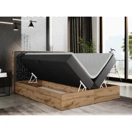 MKS Nessi 180 x 200 cm H4 Dunkelgrau