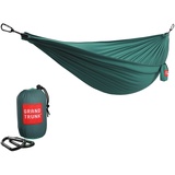 Grand Trunk Ultraleichte Camping-Hängematte – leichte und tragbare Reise-Hängematte für Camping, Wandern, Rucksackreisen, Strand und andere Reisen, grün