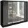 A&J MöbelLand Schiebetürenschrank VIDA 200 x 215 x 59,5 cm Grau