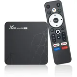 Android 14 TV Box, Android Box with 2GB RAM 16GB ROM RK3518 Quad-Core, Support 4k 2.4G/5.0G Dual WiFi 6, BT 5.0, 10/100M Ethernet Smart TV Box