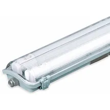 V-Tac LED Feuchtraum-Wannenleuchte 36 W 2x 18 W IP65 grau