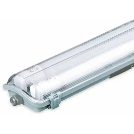 V-Tac LED Feuchtraum-Wannenleuchte 36 W 2x 18 W IP65 grau