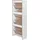 FineBuy Schuhkipper 60 x 150 x 24 cm Sonoma / weiß