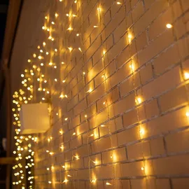 Newgarden Lichtervorhang LED 3x2 m warmweiß