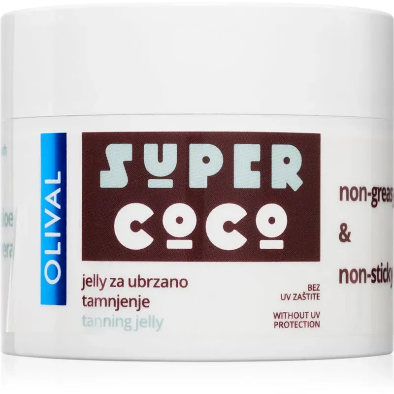 Olival SUPER Coco feuchtigkeitsspendende Gel-Creme zum schnelleren Bräunen 100 ml