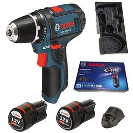 Bosch GSR 12V-15 Professional inkl. 2 x 2 Ah 060186810C