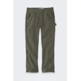 CARHARTT Straight Dungaree Grün W38/L34