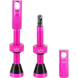 Chris King Peaty's Tubeless Ventile 80 mm rosa