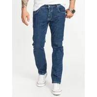 Rock Creek Regular Fit Stonewashed Blau W38/L30