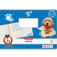 Herlitz 1957737 Schreiblernheft, DIN A4 quer, Lineatur SL