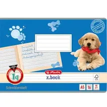 Herlitz 1957737 Schreiblernheft, DIN A4 quer, Lineatur SL