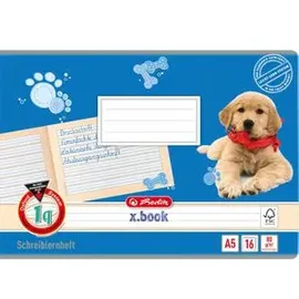 Herlitz 1957737 Schreiblernheft, DIN A4 quer, Lineatur SL