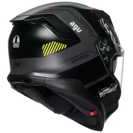 AGV K7 Kyber Helm, schwarz matt/gelb, 2XL