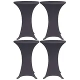 deluke Stehtischhusse AMAU Anthrazit Ø 80 cm 4er Set