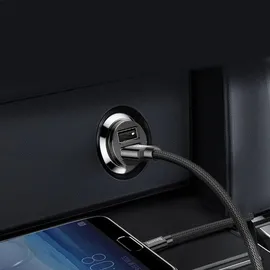 Baseus Autoladegerät 2x USB 3,1 A Schwarz