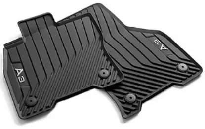 Original Audi Allwetterfußmatten, für vorn, schwarz 8Y1061501 041