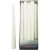 Ebersbacher Kerzenfabrik GmbH Spitzkerzen 22 x 240 mm 10 St. weiß