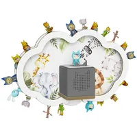 Holzura Kinderregal Tonieregal für Toniebox, Kinderregal Wolke Regal Tonie Figuren