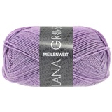 Lana Grossa Meilenweit 50g | Sockenklassiker, waschmaschinenfest | Handstrickgarn aus 80% Schurwolle & 20% Polyamid | 50g Wolle zum Stricken & Häkeln | 210m Garn