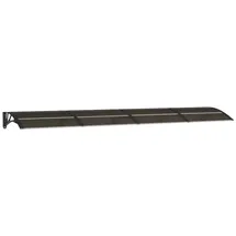 vidaXL Türvordach 350 x 80 cm schwarz